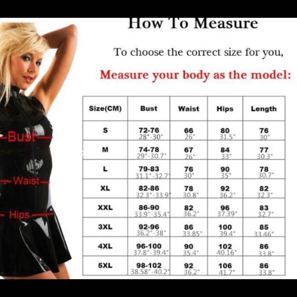 Shiny Pleather Dom Dress Lingerie BDSM Club - Picture 5 of 5